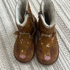 Mini Boden Deer Booties Child 28